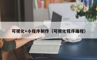 永春可视化+小程序制作（可视化程序编程）